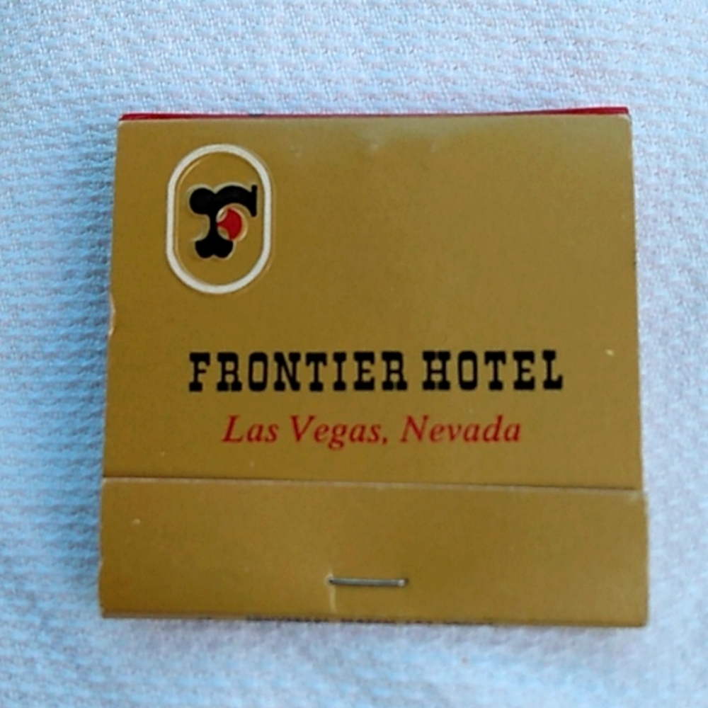 Frontier Hotel Las Vegas Matchbook